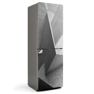 Hűtő matrica Absztrakt 3D geometria