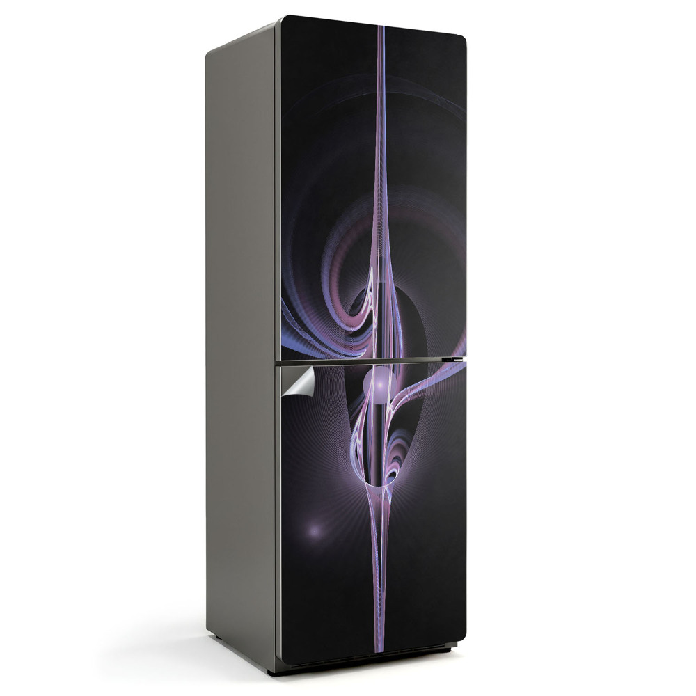 Hűtő matrica Absztrakt hullámminta