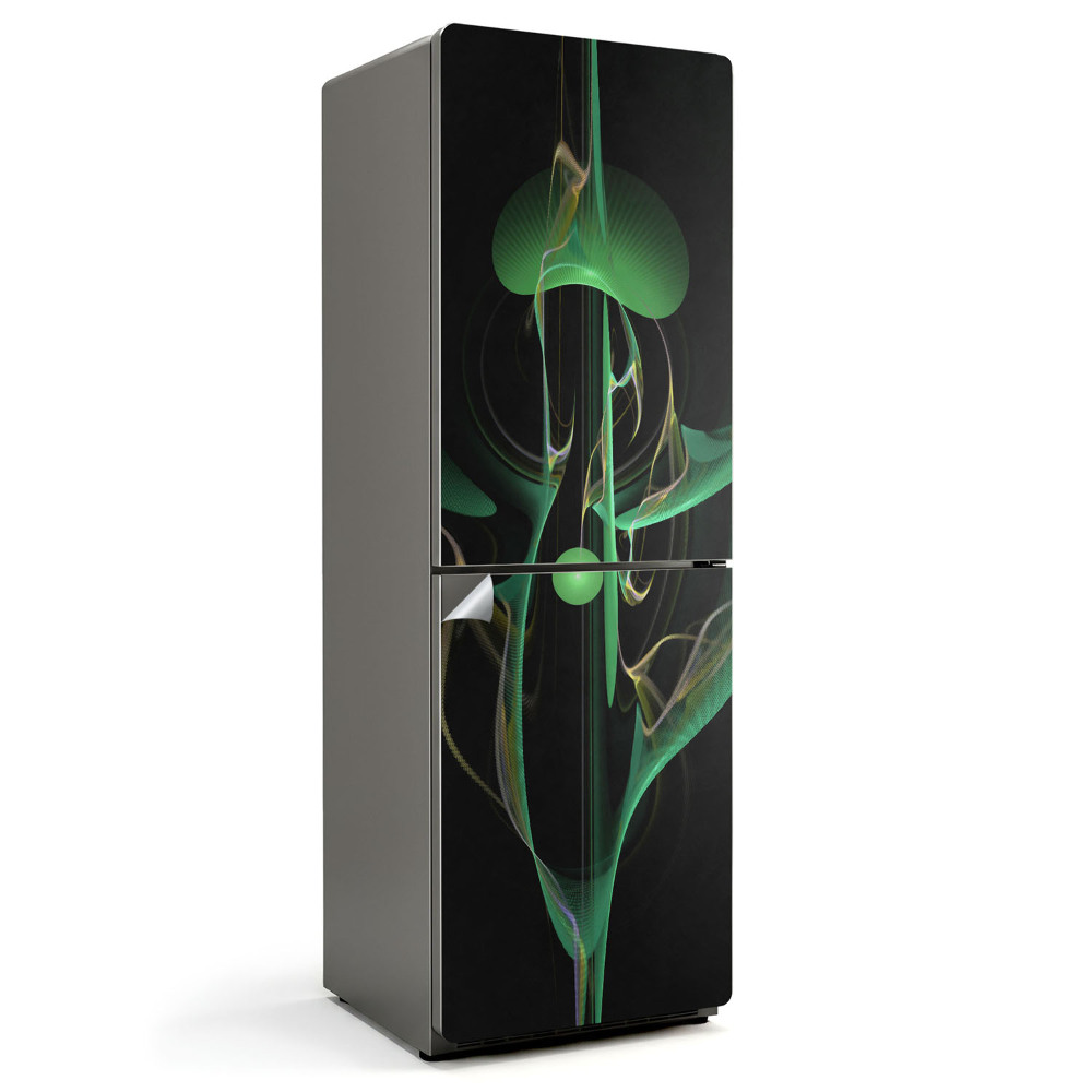 Hűtőszekrényre matrica Absztrakt hullámminta