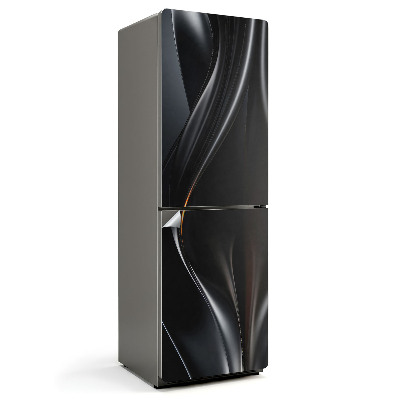 Hűtőszekrényre matrica Folyadékhullámok és görbék