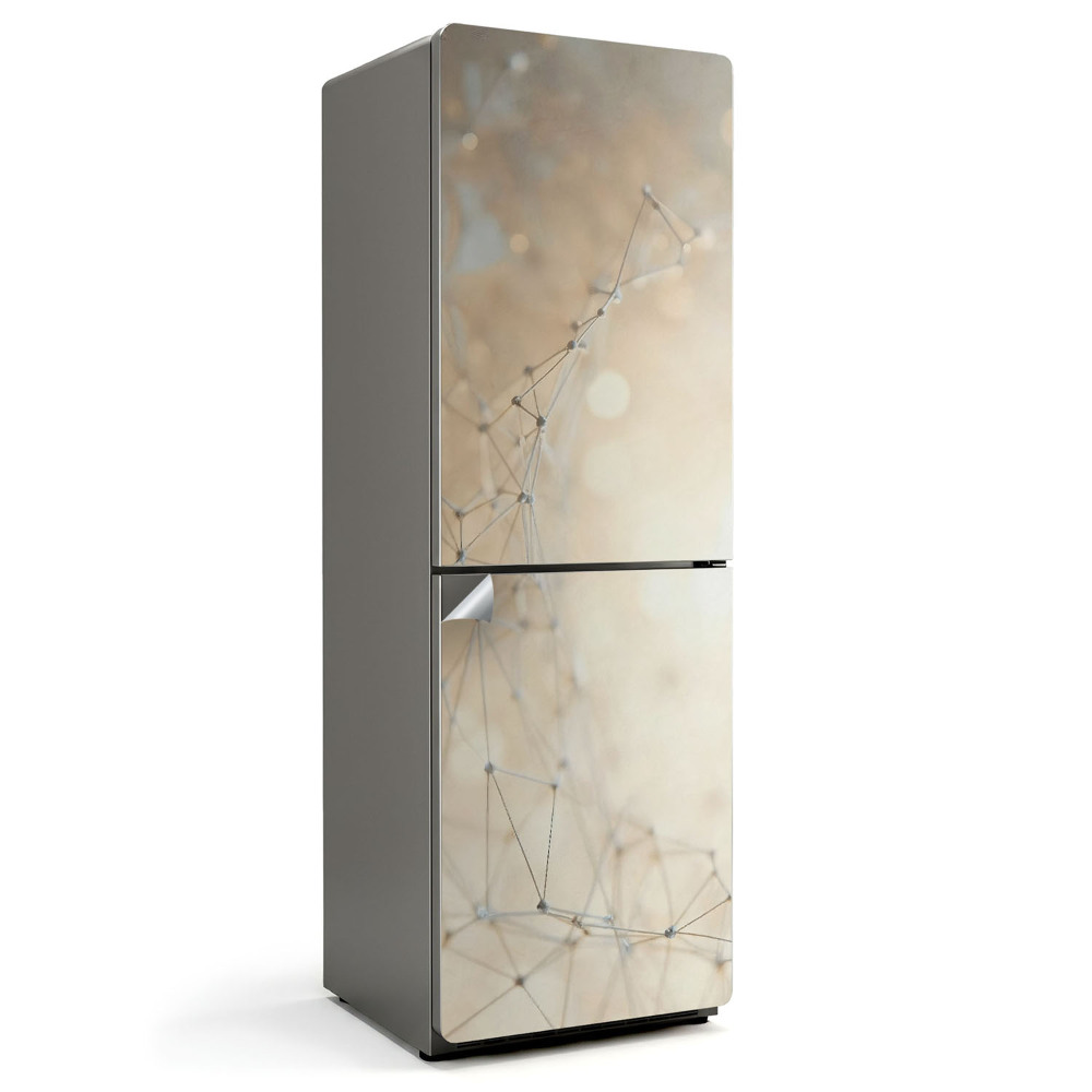 Dekor matrica hűtőre Absztrakt vonalak hálózata