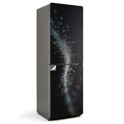 Hűtő matrica Absztrakt minta buborékokkal