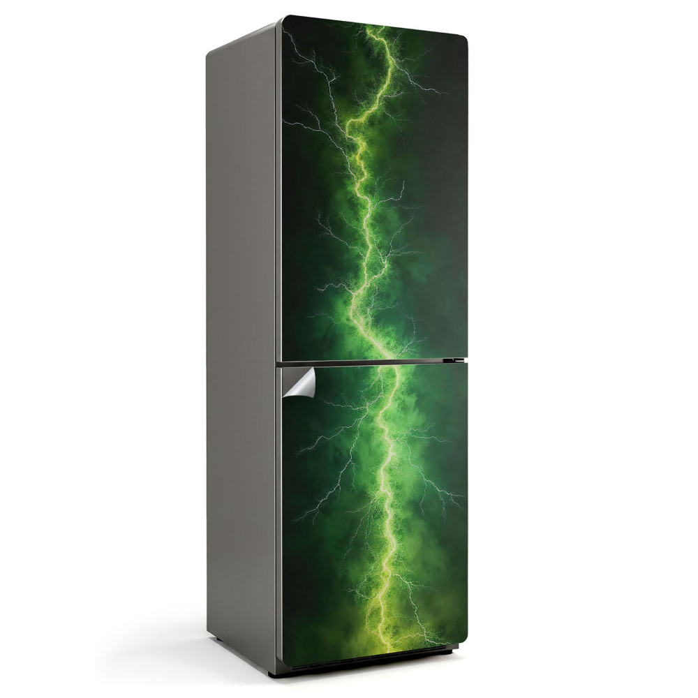 Dekor matrica hűtőre Függőleges villámlás a felhőkben