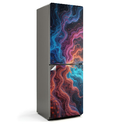 Dekor matrica hűtőre Dinamikus energiahullámok