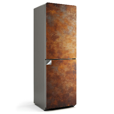 Dekor matrica hűtőre Fémes textúra rozsdával