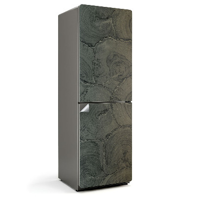 Hűtő matrica Fa minta csomókkal