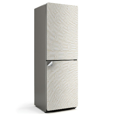 Hűtő matrica Hullámok és vonalak ritmusban