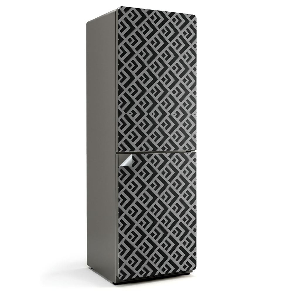 Hűtőszekrényre matrica Geometrikus rombusz minta