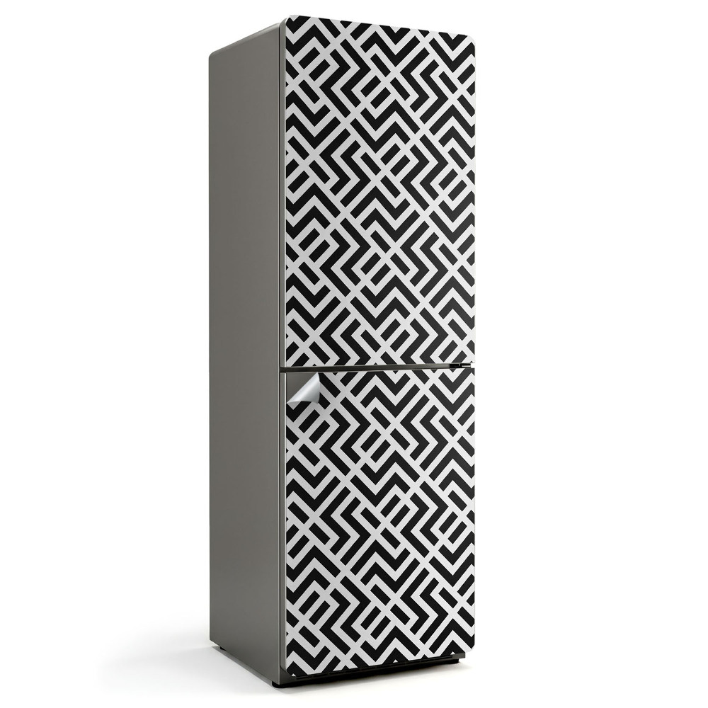 Hűtő dekor matrica Dinamikus geometrikus minta