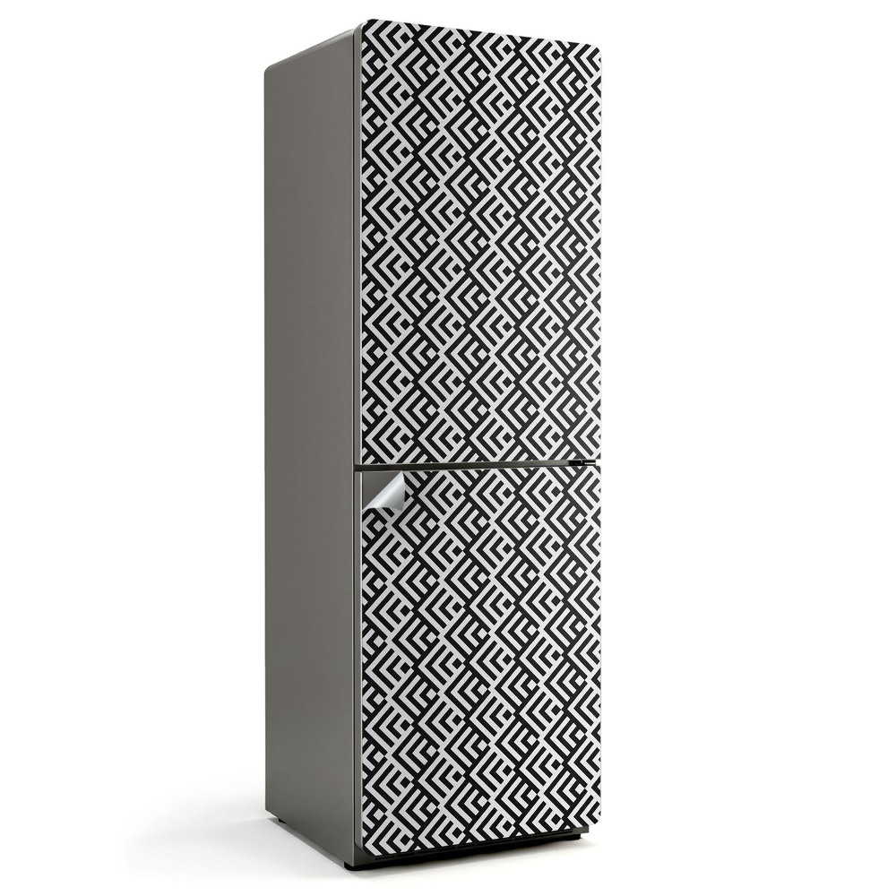 Hűtő matrica Cikcakk geometria