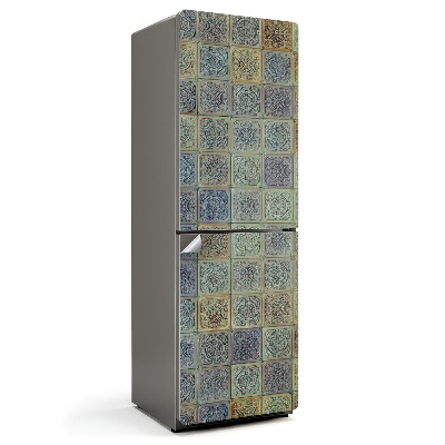 Hűtő dekor matrica Mozaikminta díszekkel