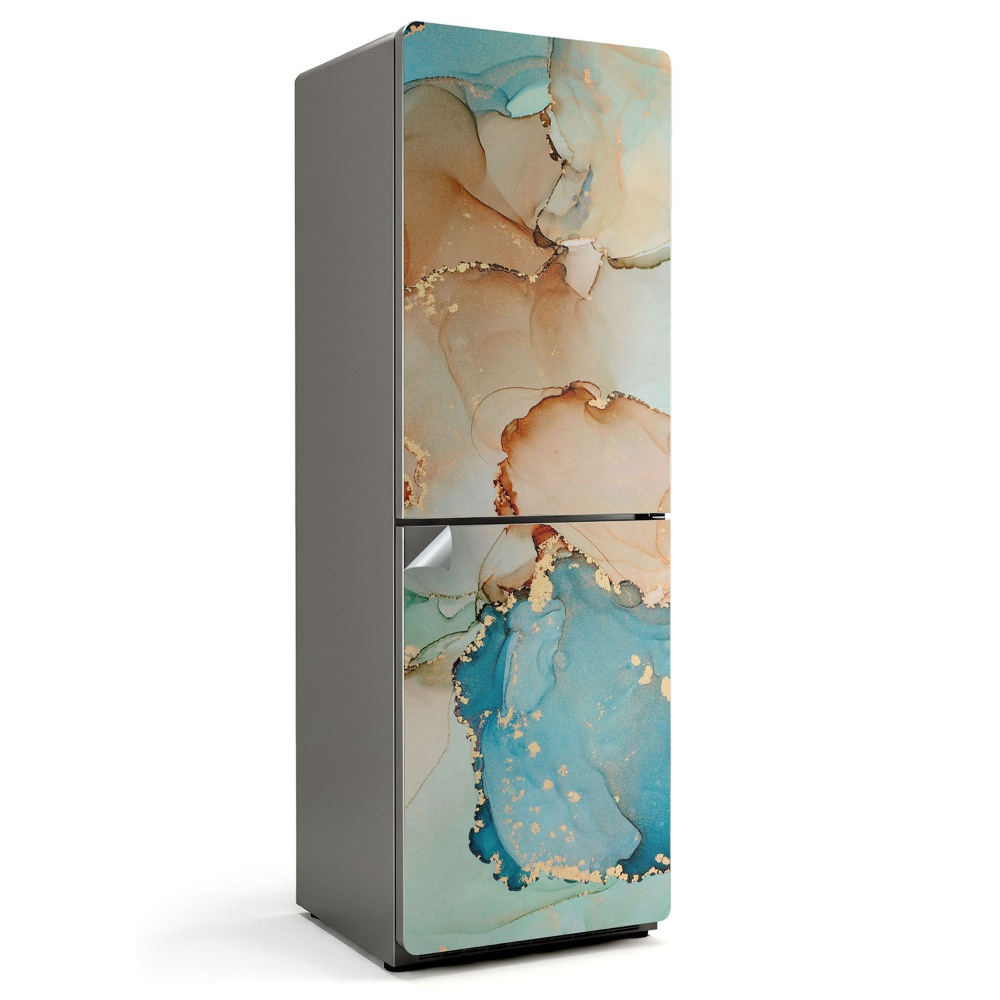 Hűtő dekor matrica Absztrakt folyékony foltok