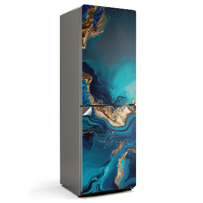 Hűtőszekrényre matrica Absztrakt hullámok és foltok