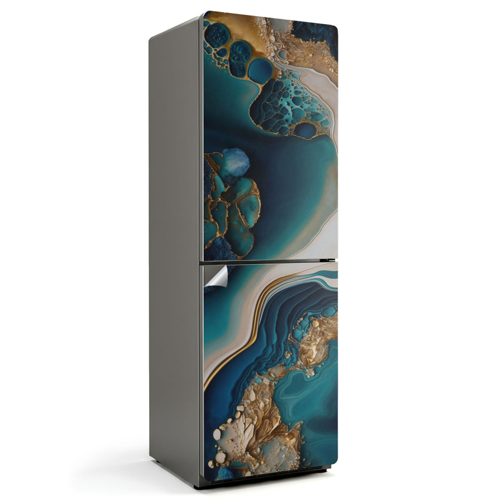 Dekor matrica hűtőre Absztrakt hullámok és struktúrák