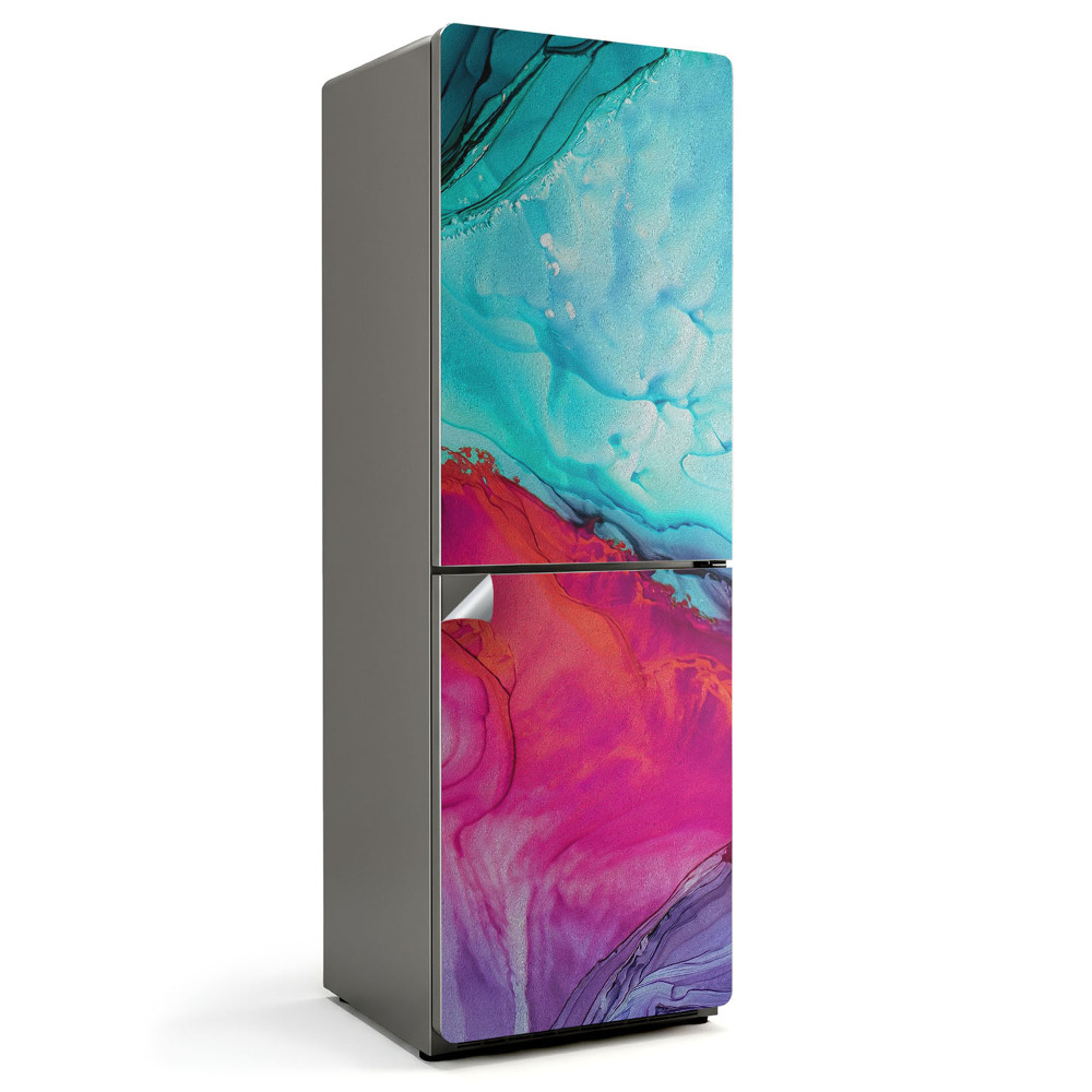 Hűtő dekor matrica Absztrakt folyadékminta