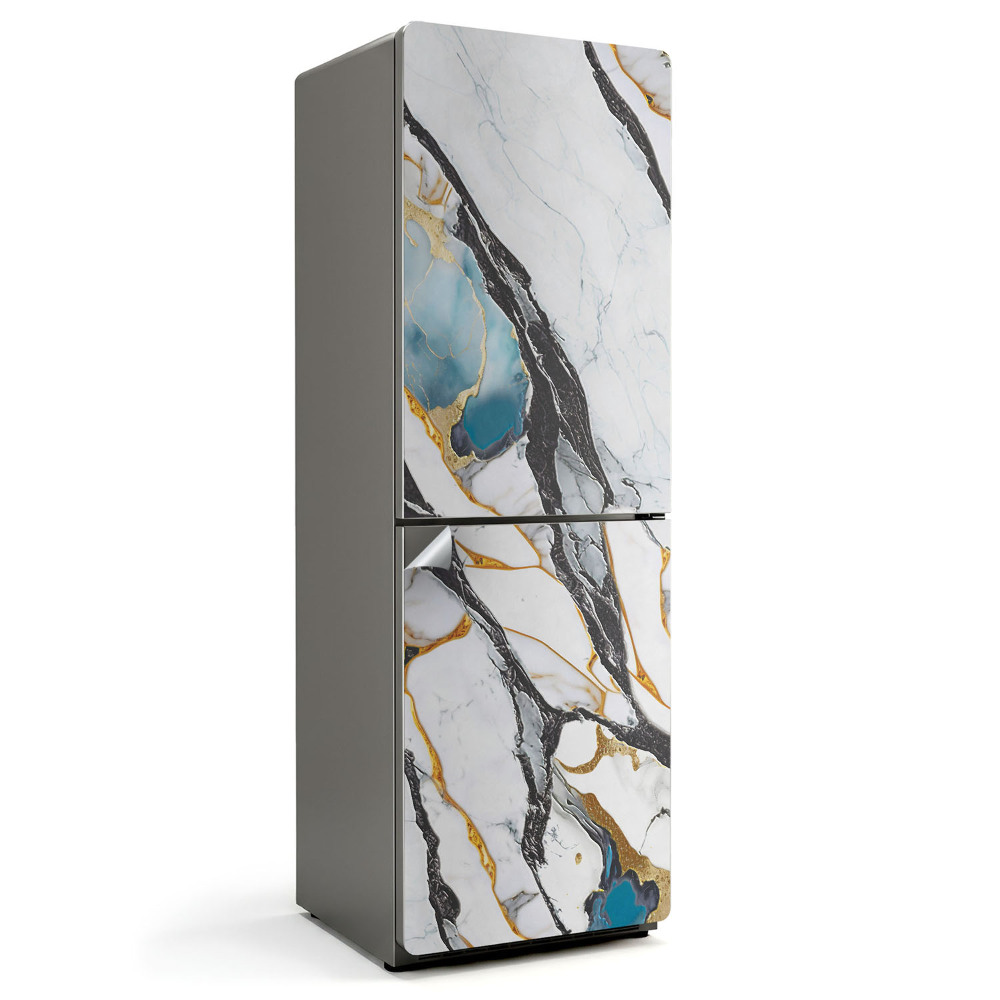 Hűtő matrica Elegáns márványminta