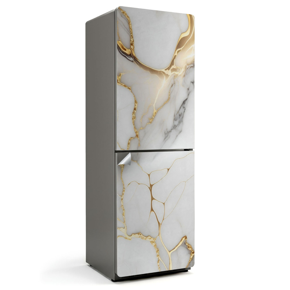 Hűtő dekor matrica Elegáns márványminta