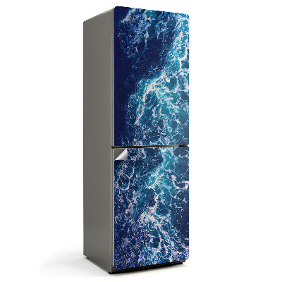 Hűtőszekrényre matrica Dinamikus vízhullámok