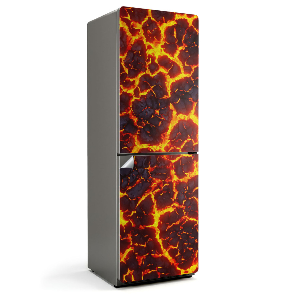 Hűtő dekor matrica Lávaminta mozgásban