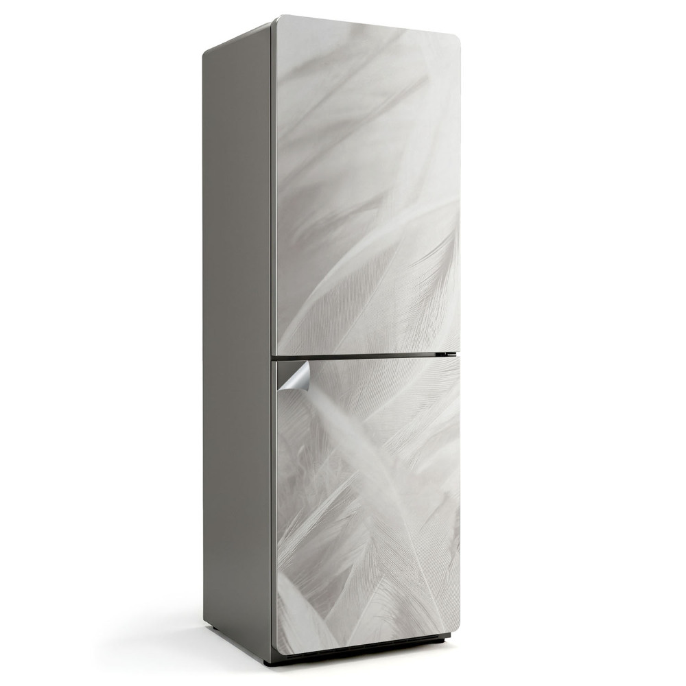 Dekor matrica hűtőre Finom tollak mozgásban