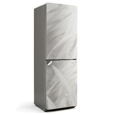 Dekor matrica hűtőre Finom tollak mozgásban