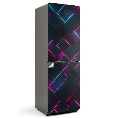 Hűtőszekrényre matrica Futurisztikus geometrikus minta