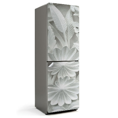 Dekor matrica hűtőre Megkönnyebbülés virágmintás