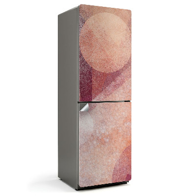 Hűtő dekor matrica Absztrakt minta körökkel