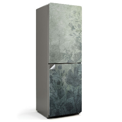 Hűtő dekor matrica Finom virágmintás