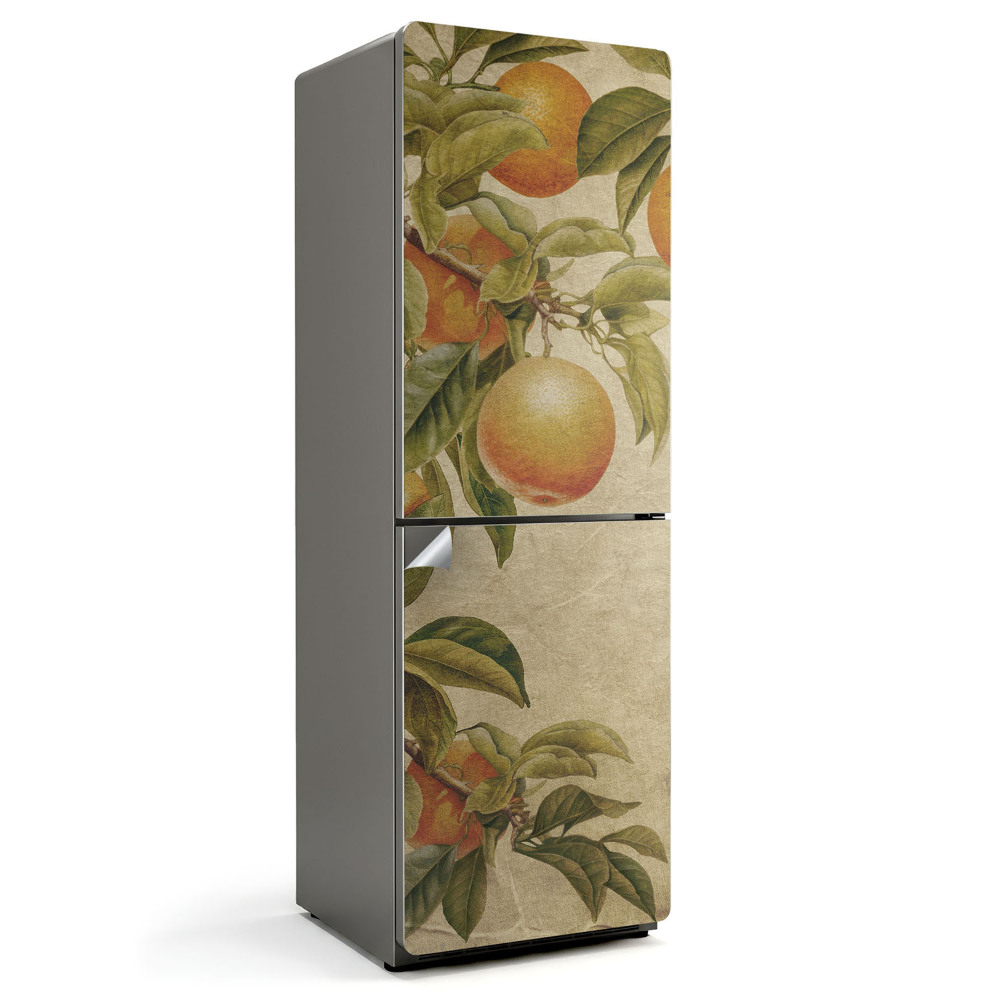 Hűtő dekor matrica Gyümölcsös ágak