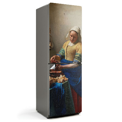 Hűtő matrica A tejeslány festmény Jan Vermeertől