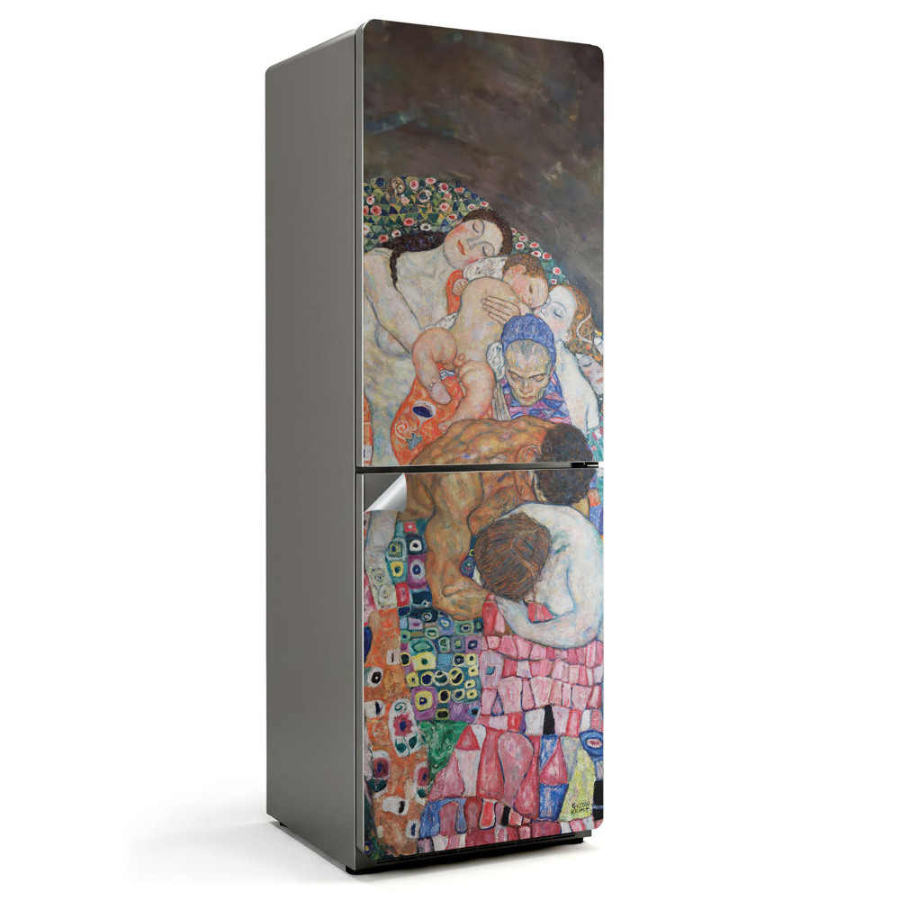 Hűtőszekrényre matrica Gustav Klimt halála és élete
