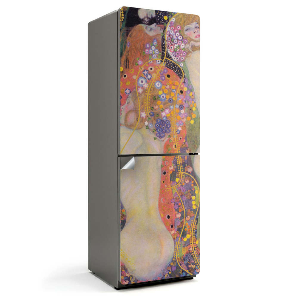 Dekor matrica hűtőre Vízikígyók, Gustav Klimt