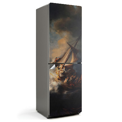 Hűtő matrica Tengerészeti festészet