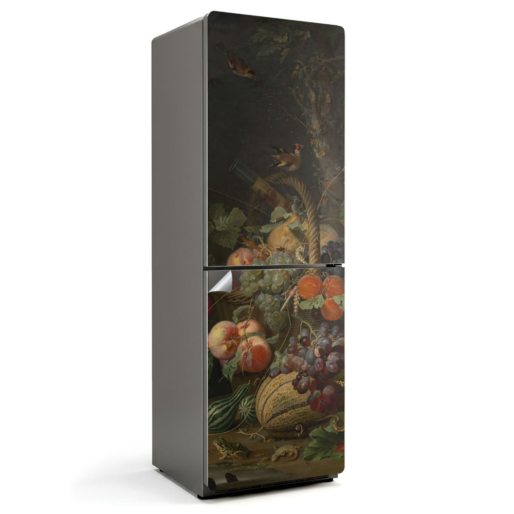 Hűtő matrica Csendélet olajfestmény