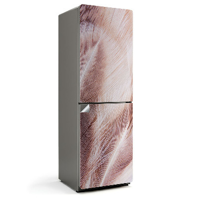 Hűtő matrica Finom tollak közelről