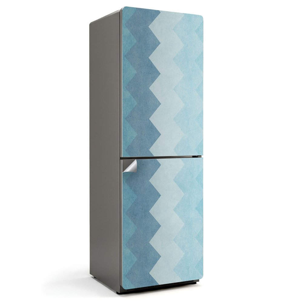 Hűtő dekor matrica Függőleges cikkcakk minta