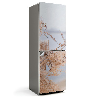 Dekor matrica hűtőre Természetes növények a vízparton