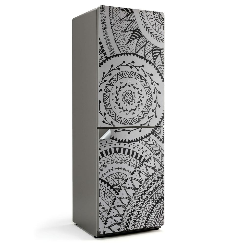 Hűtő dekor matrica Mandala minták körökben