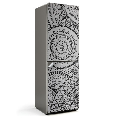 Hűtő dekor matrica Mandala minták körökben