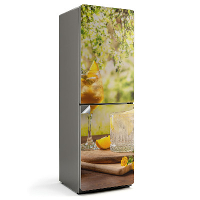 Hűtő dekor matrica Frissítő italok a szabadban