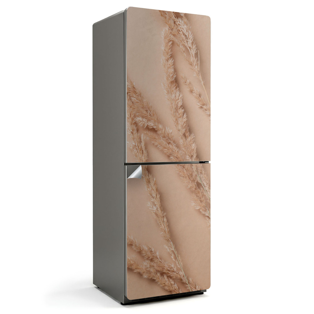 Hűtő dekor matrica Természetes fűszálak