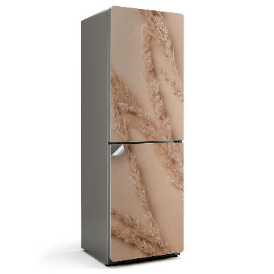 Hűtő dekor matrica Természetes fűszálak