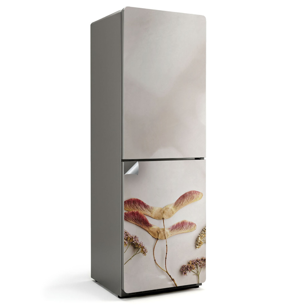 Hűtőszekrényre matrica Minimalista növényelrendezés