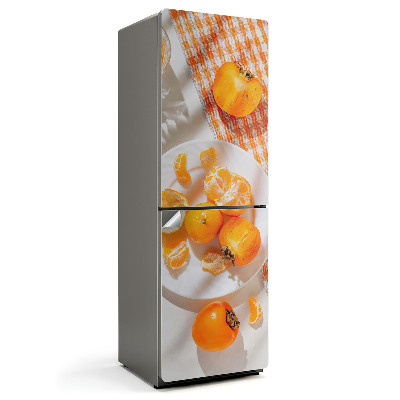 Hűtő matrica Édes gyümölcs a tányéron