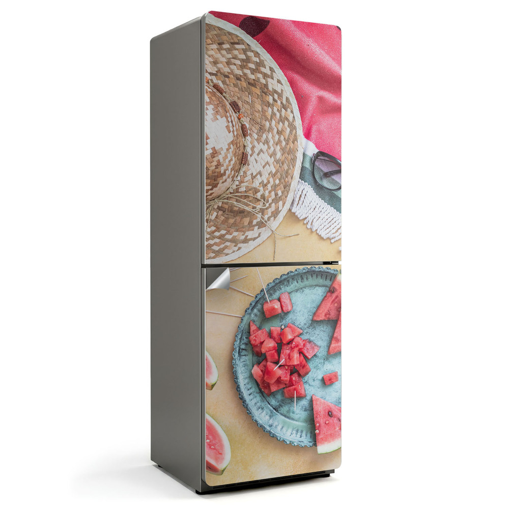 Dekor matrica hűtőre Nyári finomságok és kikapcsolódás