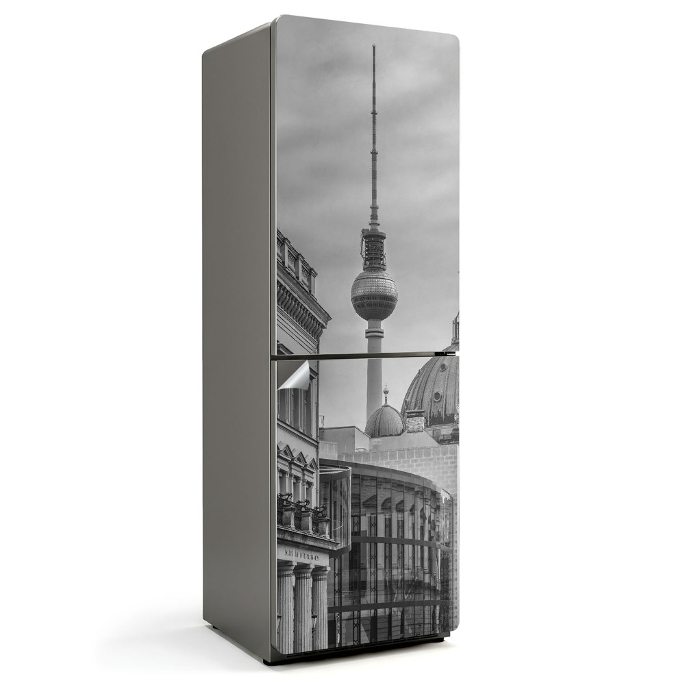 Dekor matrica hűtőre TV-torony a városban