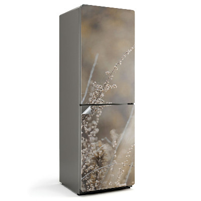 Hűtő dekor matrica Finom, apró növényzet