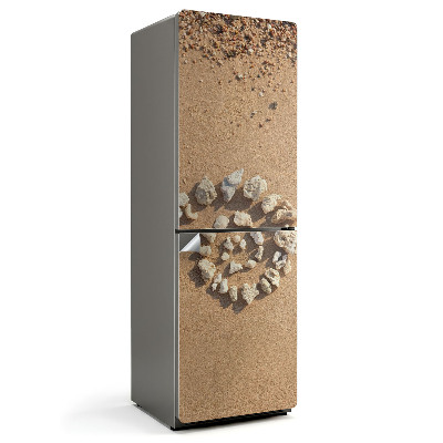 Hűtő dekor matrica Természetes kő spirál