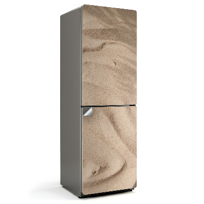 Hűtőszekrényre matrica Homok textúra hullámokkal